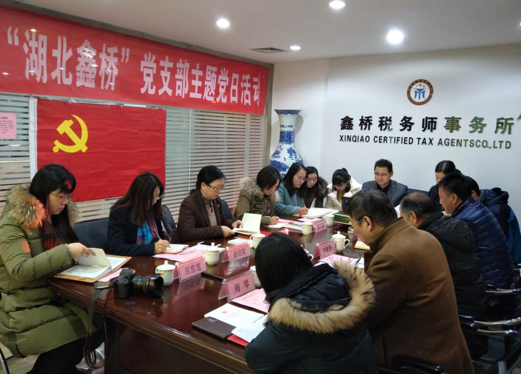 中税协、省税协、市税协领导 参加“湖北尊龙凯时党支部主题党日活动”(图1)