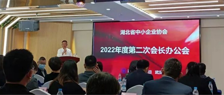 Z6·尊龙凯时「中国」官方网站出席湖北省中小企业协会2022年度第二次会长办公会议(图1)